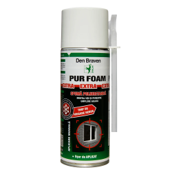 Spuma poliuretanica pentru montaj, cu aplicare manuala, Den Braven PU Foam Extra, 300 ml